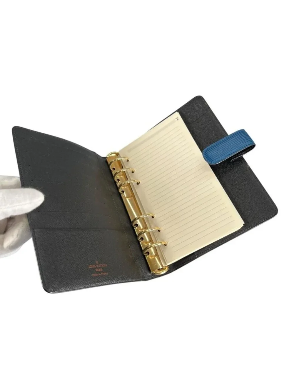 Louis Vuitton Epi Agenda Notebook Cover Toledo Blue